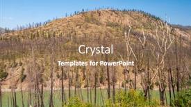  Presentation with mountain - Beautiful slide set featuring majestic-mountain-river-with-mountain backdrop and a coral colored foreground