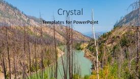  Presentation with vancouver - Slide set having majestic-mountain-river-with-mountain background and a light blue colored foreground