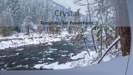  Presentation with snow mountain - Slide deck consisting of majestic-mountain-snow-and-icy background and a light blue colored foreground