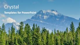  Presentation with america canada - PPT layouts enhanced with majestic-mountains-with-forest-foreground background and a teal colored foreground