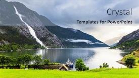  Presentation with natural - PPT theme consisting of majestic-natural-phenomenon-magnificent-giant background and a light blue colored foreground