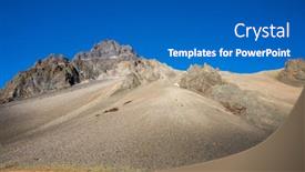  Presentation with iceland - Amazing presentation theme having majestic-peaks-of-the-mountains backdrop and a teal colored foreground