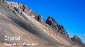  Presentation with iceland - Colorful slide deck enhanced with majestic-peaks-of-the-mountains backdrop and a coral colored foreground