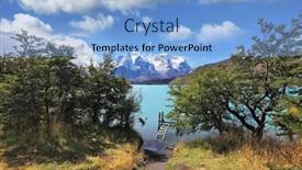  Presentation with chile - Slide deck with majestic-rocks-los-kuernos background and a light blue colored foreground