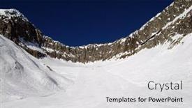  Presentation with skiing - PPT layouts featuring majestic skiing area near tschuggen wallis switzerland background and a white colored foreground
