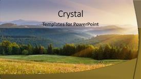  Presentation with ukraine - Slides consisting of sunset in the mountains landscape background and a lemonade colored foreground