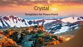  Presentation with ukraine - Beautiful PPT layouts featuring majestic sunset in the mountains landscape dramatic sky carpathian ukraine backdrop and a coral colored foreground