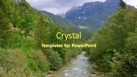  Presentation with rafting - Slides with majestic-turquoise-soca-river background and a tawny brown colored foreground