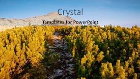  Presentation with earth day - PPT layouts featuring majestic-view-of-mountain-ranges background and a light blue colored foreground