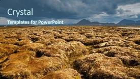  Presentation with geothermal - Presentation design featuring majestic-view-of-the-geothermal background and a ocean colored foreground