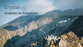  Presentation with inspiring - PPT theme with majestic-view-of-the-mighty background and a light blue colored foreground