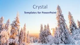  Presentation with finland - PPT layouts enhanced with majestic-winter-forest-landscape background and a sky blue colored foreground