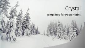  Presentation with happy new year - Beautiful slides featuring majestic-winter-landscape-dramatic-wintry backdrop and a  colored foreground