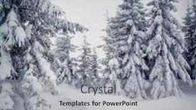  Presentation with winter weather - Presentation theme consisting of majestic winter landscape in foggy weather dramatic wintry scene location carpathian national park ukraine europe ski resort beauty world instagram toning effect happy new year background and a light gray colored foreground