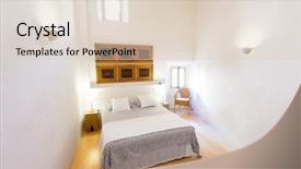  Presentation with mediterranean - Slide set featuring majorca balearic bedroom indoor house in balearic islands mediterranean architecture of mallorca background and a lemonade colored foreground