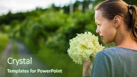  Presentation with young - Slides featuring make an infusion at home background and a  colored foreground