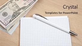  Presentation with next - Audience pleasing presentation design consisting of make budget - various dollar notes next backdrop and a  colored foreground