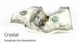  Presentation with abstract - Slides having make money - abstract dollars concept background background and a white colored foreground