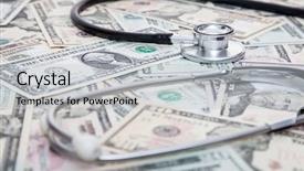  Presentation with healthcare - Amazing slides having make money - healthcare costs concept backdrop and a light gray colored foreground
