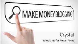  Presentation with viral - Beautiful PPT layouts featuring make money blogging written backdrop and a white colored foreground