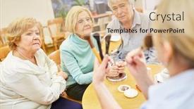  Presentation with artist - Colorful presentation theme enhanced with make-up-artist backdrop and a lemonade colored foreground