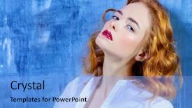  Presentation with beauty cosmetics - PPT layouts enhanced with make-up cosmetics concept exciting background and a light blue colored foreground