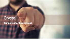  Presentation with choice - Colorful PPT theme enhanced with make your choice mixed media backdrop and a coral colored foreground