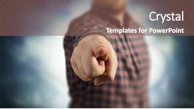  Presentation with choice - Amazing PPT theme having make your choice mixed media backdrop and a violet colored foreground