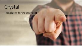  Presentation with choice - Audience pleasing PPT theme consisting of make your choice mixed media backdrop and a coral colored foreground