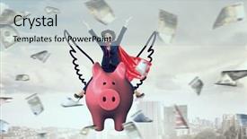  Presentation with work - Colorful theme enhanced with make-your-savings-work backdrop and a light gray colored foreground