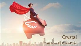  Presentation with work - Amazing PPT theme having make-your-savings-work backdrop and a lemonade colored foreground