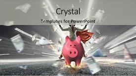  Presentation with work - Beautiful slides featuring make-your-savings-work backdrop and a light gray colored foreground