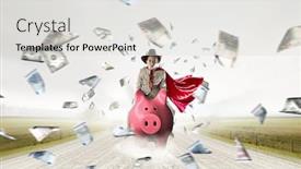  Presentation with work - Presentation consisting of make-your-savings-work background and a light gray colored foreground