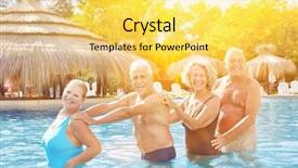  Presentation with hotel - Colorful presentation enhanced with makes polonaise in the hotel backdrop and a yellow colored foreground