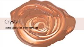  Presentation with foundation - Beautiful PPT layouts featuring makeup foundation isolated on white backdrop and a coral colored foreground