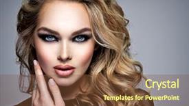  Presentation with sexy girl - Beautiful slides featuring eyes sexy and gorgeous blonde backdrop and a tawny brown colored foreground