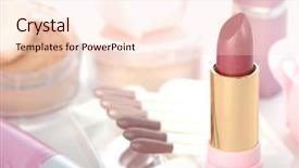  Presentation with soap - Amazing presentation theme having makeup set with soap roses backdrop and a  colored foreground