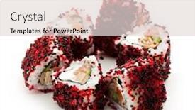  Presentation with feta cheese - Audience pleasing PPT theme consisting of maki-sushi-sushi-roll backdrop and a lemonade colored foreground