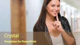  Presentation with keep calm terminal - Slides consisting of making a keep it quiet background and a tawny brown colored foreground