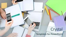  Presentation with exam - Slide set having making cheat sheets for exam background and a  colored foreground