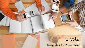  Presentation with cheating - PPT theme having making cheat sheets for exam background and a lemonade colored foreground