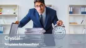  Presentation with machine - Cool new theme with making copies in copying machine backdrop and a seafoam green colored foreground