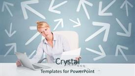  Presentation with homeless person poverty issue concept - Colorful presentation enhanced with making difference - business person sitting at desk backdrop and a lemonade colored foreground