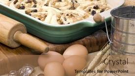  Presentation with cinnamon - Theme featuring making-everybody-s-favorite-homemade background and a coral colored foreground