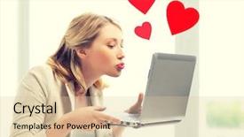  Presentation with online dating - Presentation enhanced with making fun - virtual relationships online dating background and a lemonade colored foreground