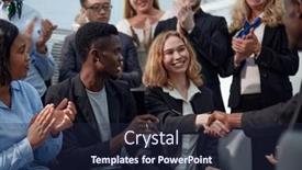  Presentation with decision making manufacturing process - Presentation design with making-great-decisions-young-beautiful background and a wine colored foreground