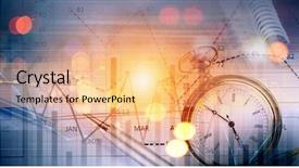  Presentation with digital - Slides having making life count - pocket watch and business concepts background and a  colored foreground