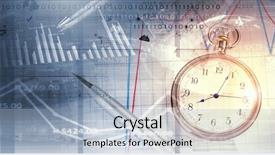  Presentation with business technology concepts digital lifestyle - Colorful presentation design enhanced with making life count - pocket watch and business concepts backdrop and a  colored foreground