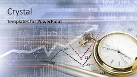  Presentation with business technology concepts digital lifestyle - PPT layouts having making life count - pocket watch and business concepts background and a  colored foreground