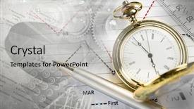  Presentation with business technology concepts digital lifestyle - PPT theme consisting of making life count - pocket watch and business concepts background and a  colored foreground